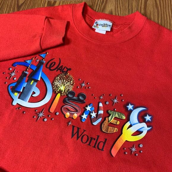 Disney‎ World Adult Medium Vintage Sweatshirt - Picture 1 of 5